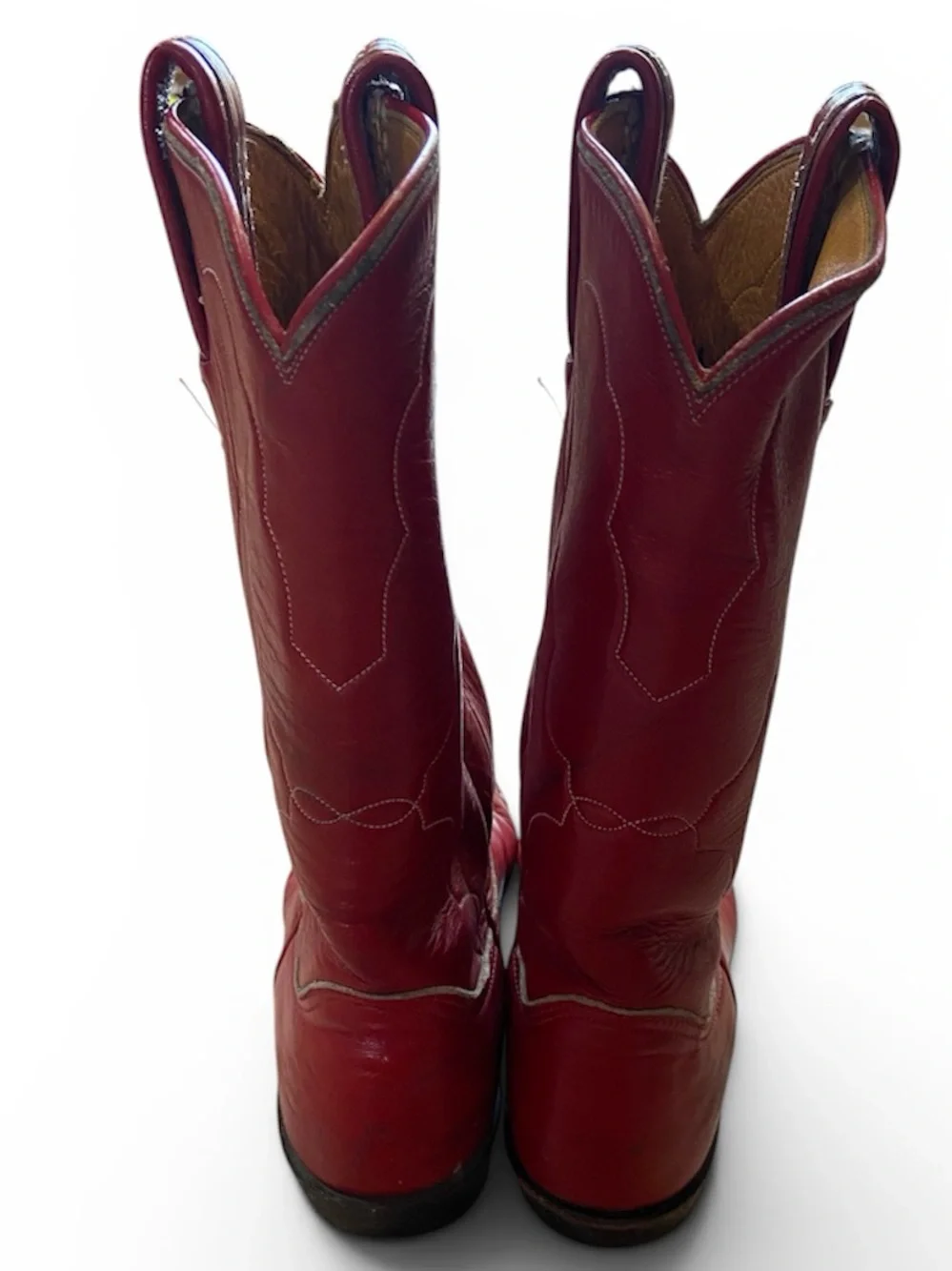 Tony Lama Vintage Leather Lizard Wingtip Cowgirl Boots - Picture 3 of 9